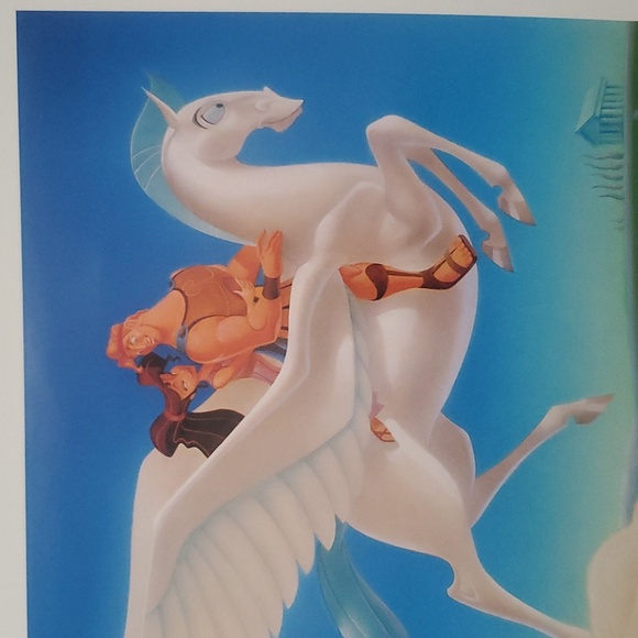 Hercules - Disney Store Exclusive Lithograph with Folder Mat 11" x 14" - Picture 5 of 8